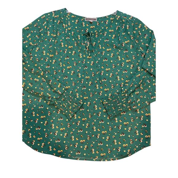 Pleione Tops - Womens Top Small Floral Y2K Boho Career Peasant Party Evening Business